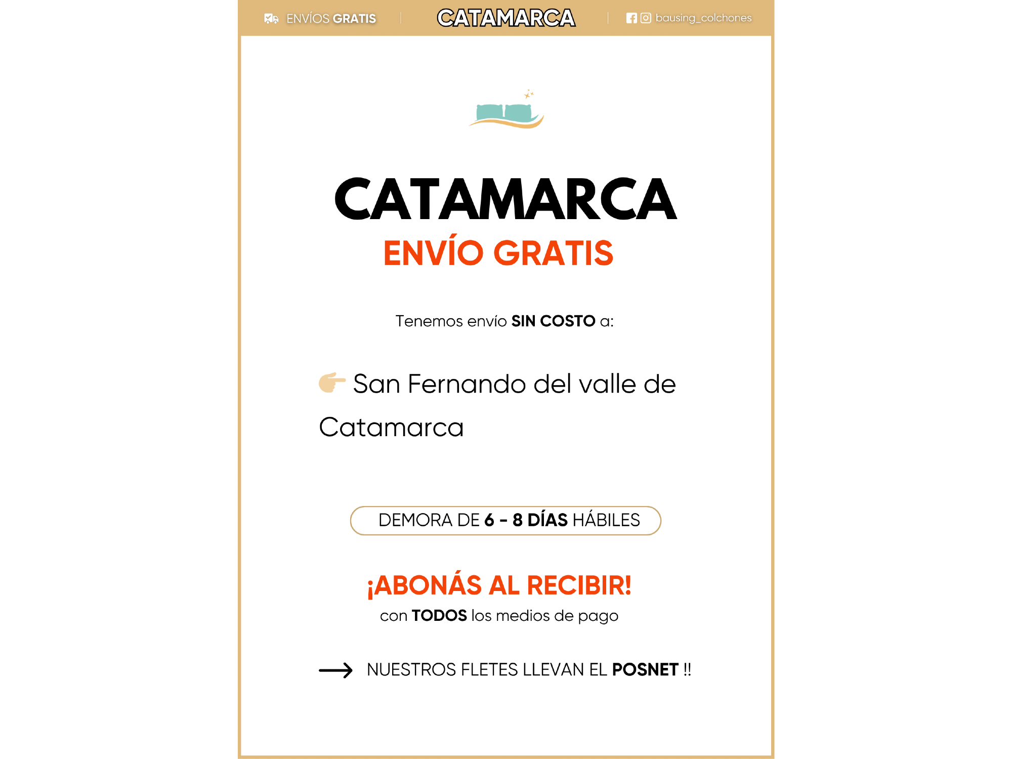INFO - ENVÍO / CATAMARCA