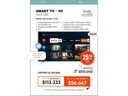 Smart Tv RCA 50"