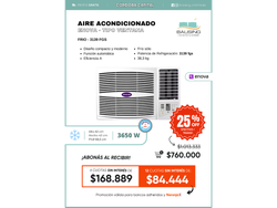 Aire Acondicionado Tipo Ventana | Enova 3650