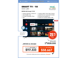 SMART TV RCA 50"
