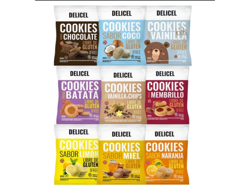 Delicel Galletas Varios Sabores x 200gr