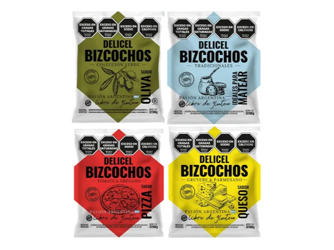 Delicel Bizcochos Salados x 180 Gr.
