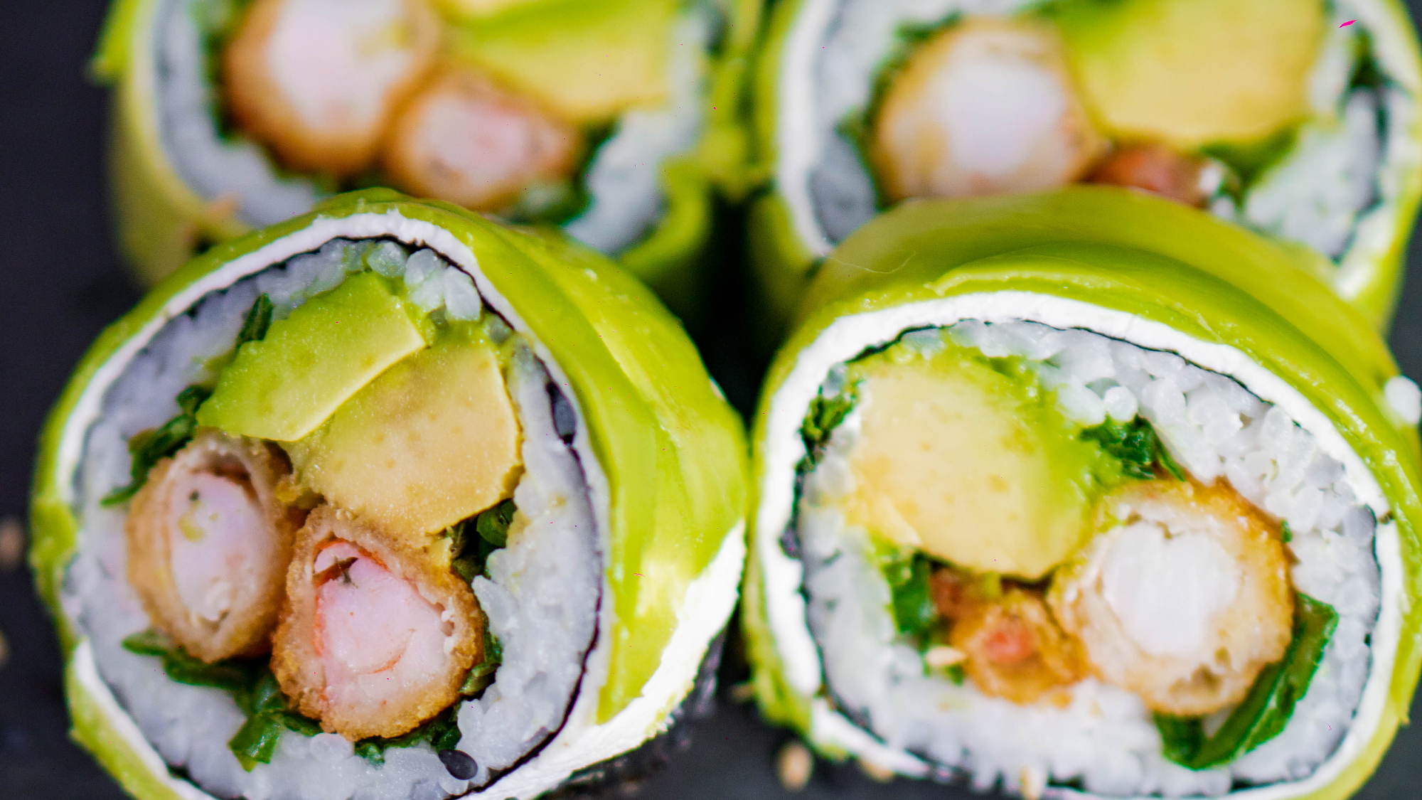 Rolls Fríos Salmón, Palta y Queso