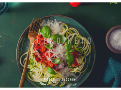 Fideos de zucchini (zoodles)