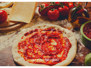 Pre-pizza individual de @Queko.Keto