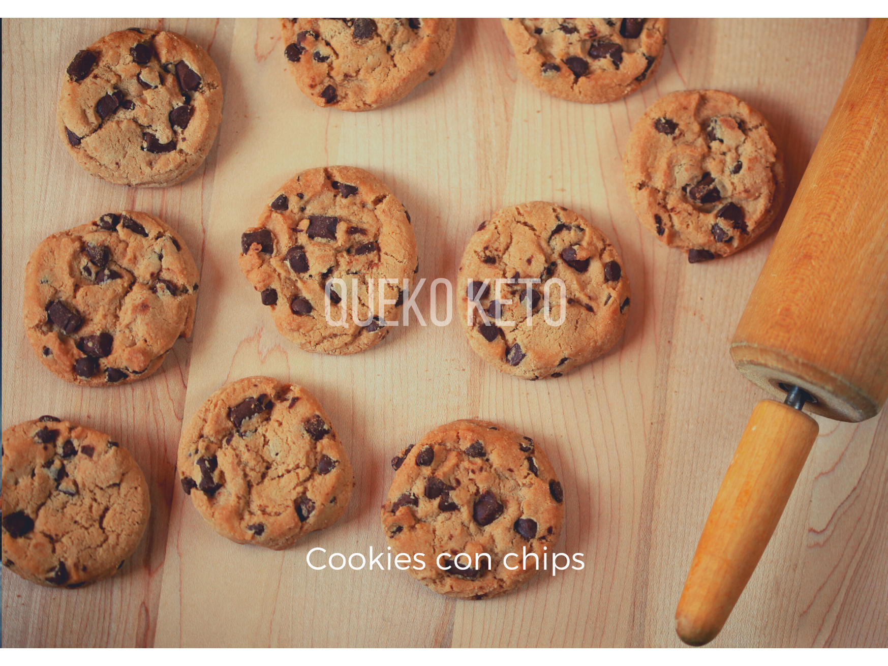 Cookies con chips de chocolates 