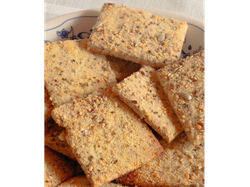 Crackers parmesano c/ semillas