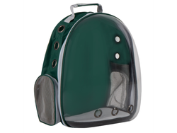 Mochila transportadora para perro VERDE