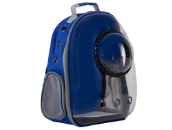 Mochila Burbuja para perro AZUL
