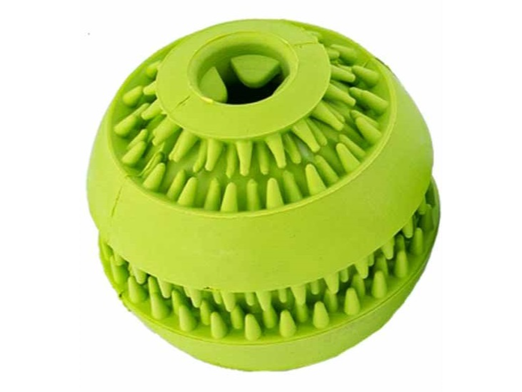 Pelota dispensadora Textura VERDE CHICO