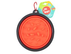 Plato Plegable Interactivo Para Perro ROJO GRANDE