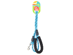 Correa Para Perro Reflejante con mango acolchado AZUL