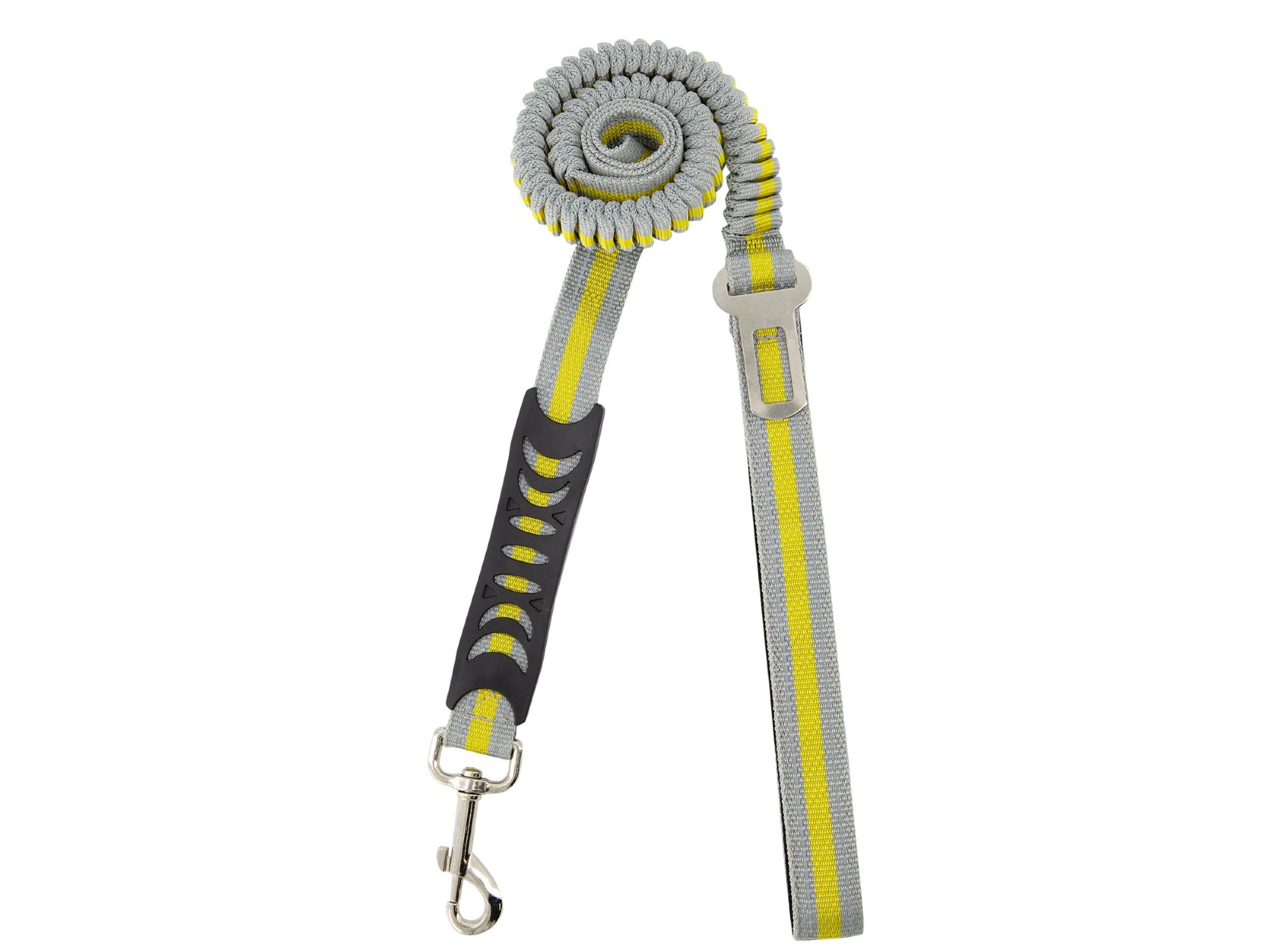 Correa cinturón GRIS / AMARILLO