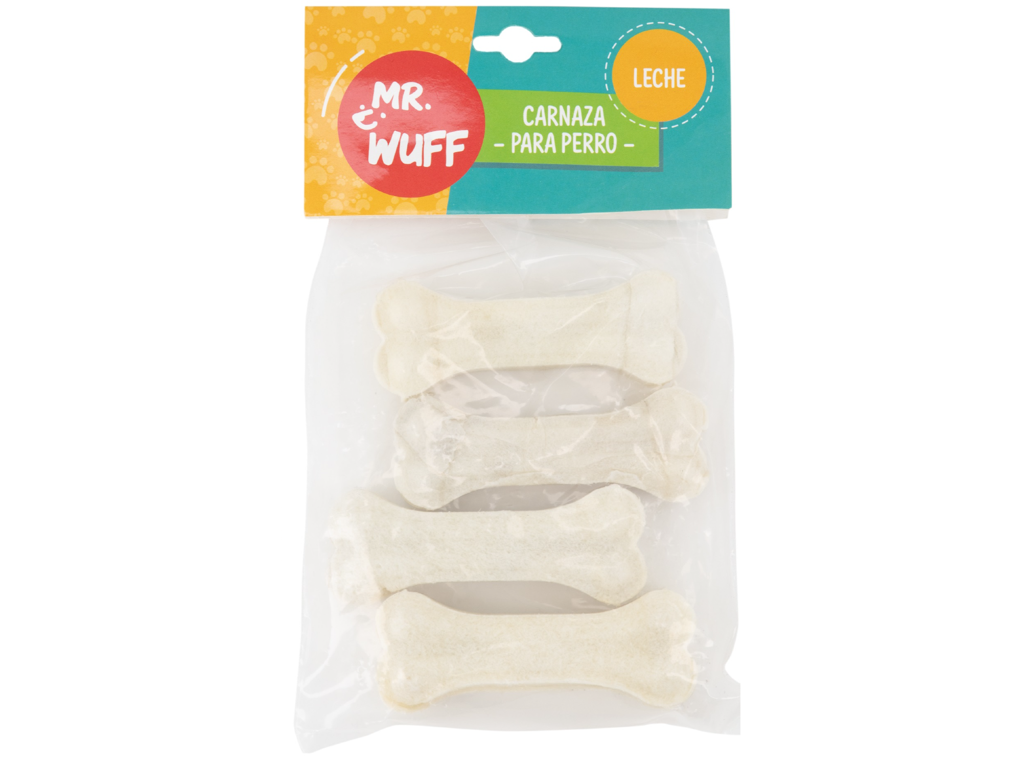 Carnaza Para Perro LECHE (4 Pzas.)