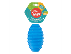 Juguete balon de americano para perro AZUL