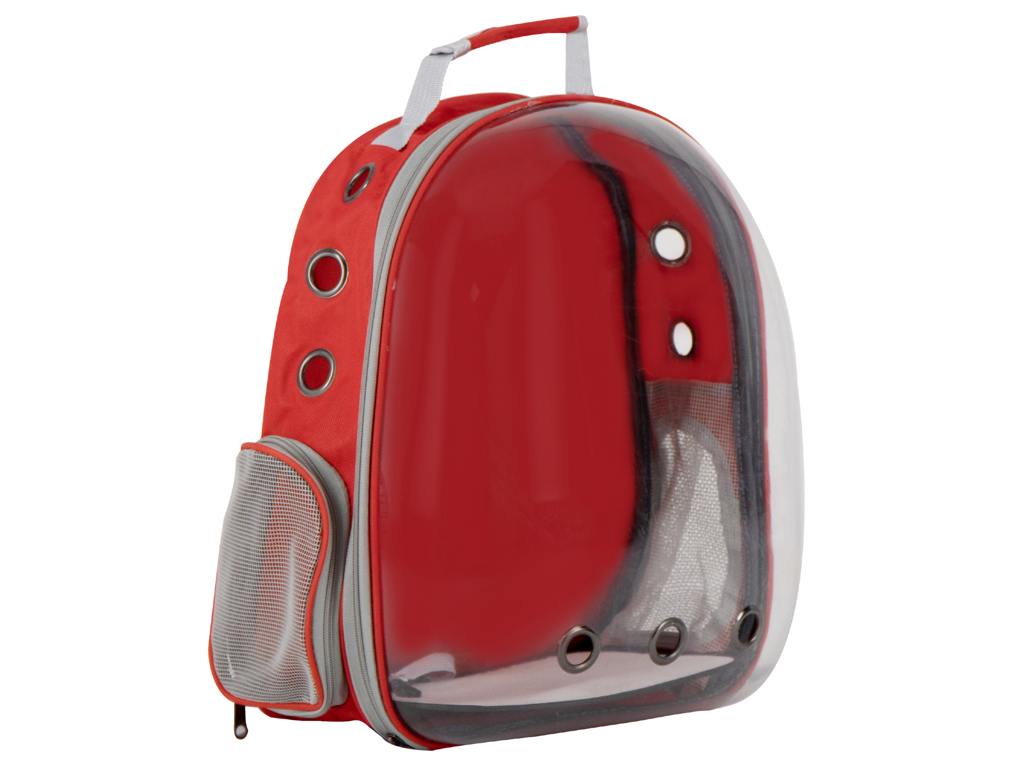 Mochila transportadora para perro  ROJO