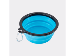 Plato Plegable Para Perro 155 GRAMOS AZUL