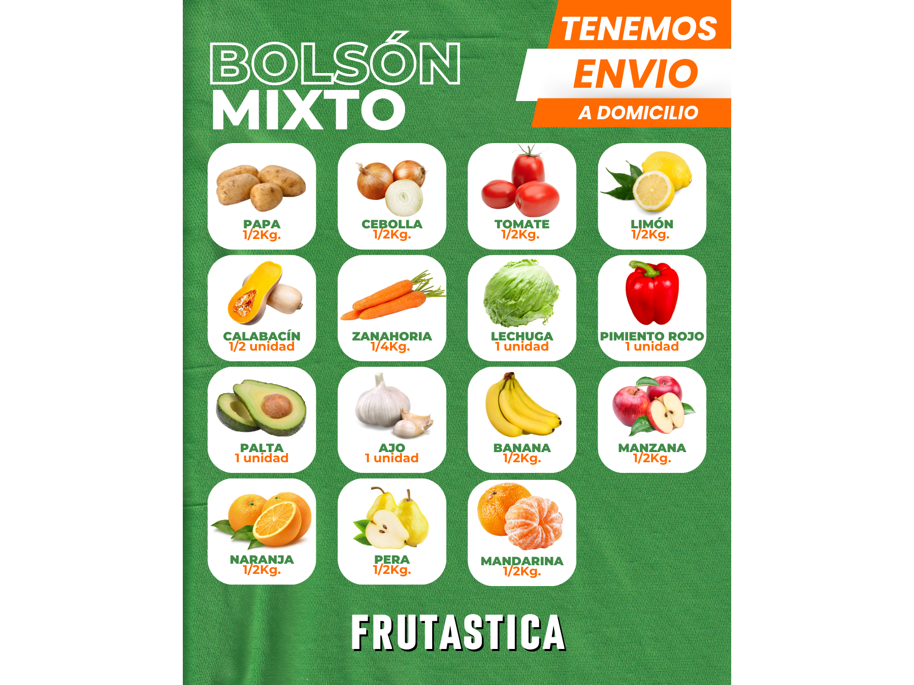 Bolsón Mixto (Fruta y verdura)