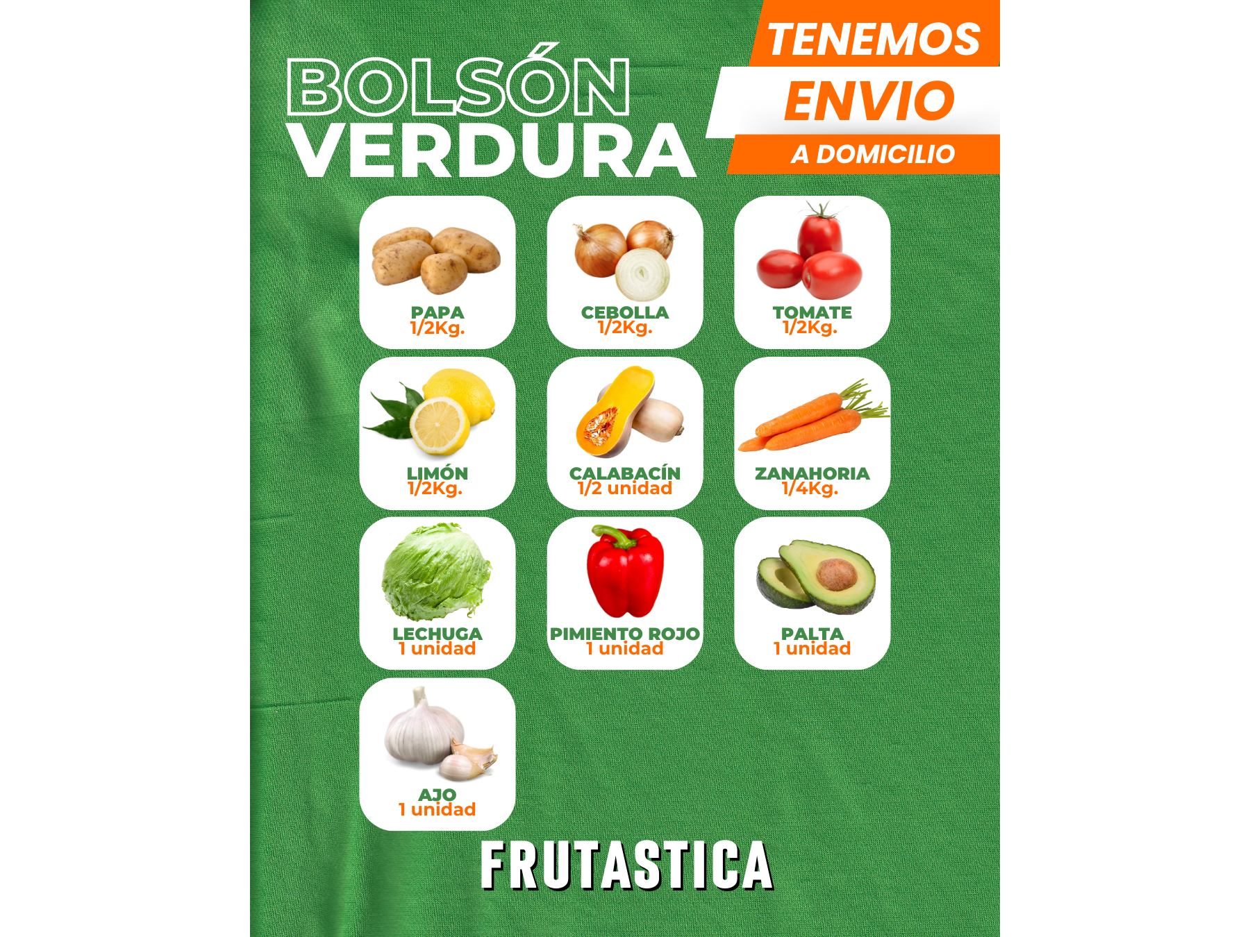 Bolsón Verdura