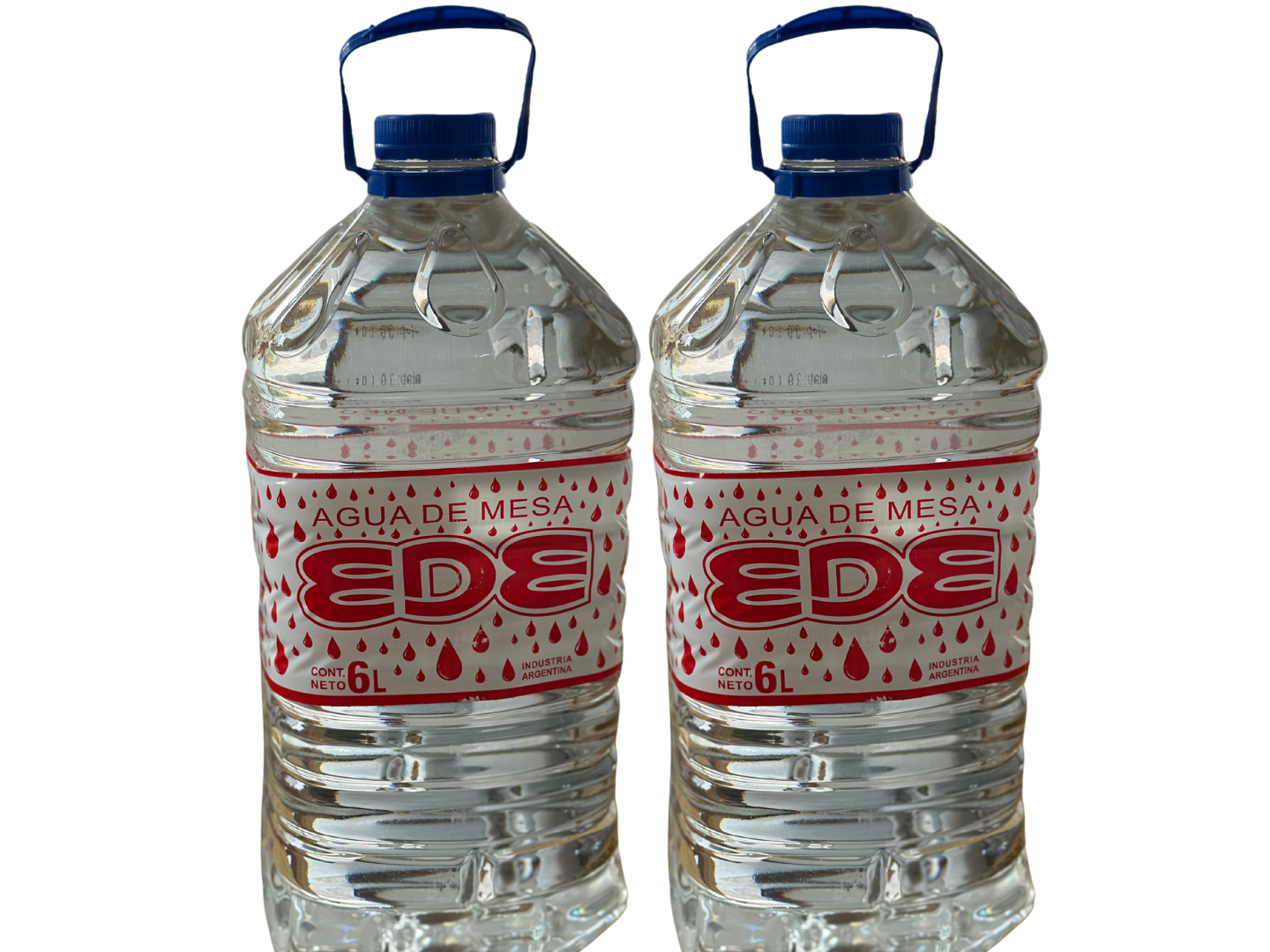 2 bidones de agua 6L