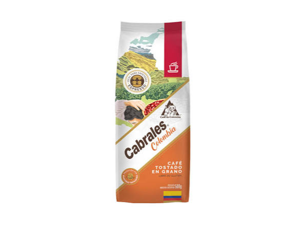 CAFE EN GRANO COLOMBIA 500GR