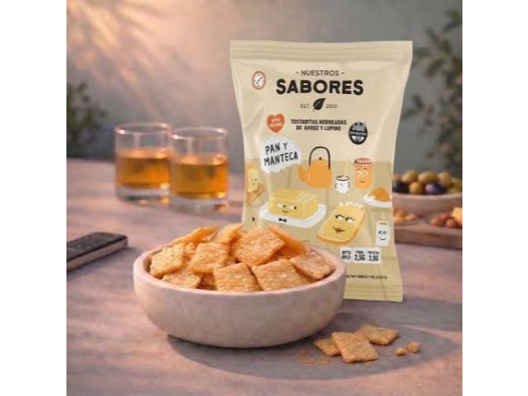 TOSTADITAS HORNEADAS PAN Y MANTECA- NUESTROS SABRES