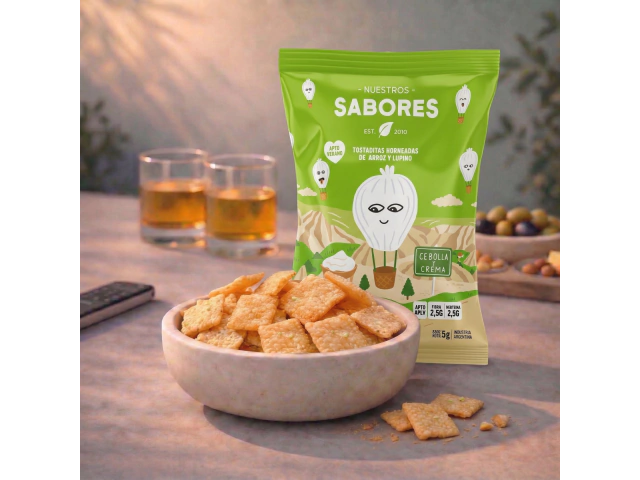 TOSTADITAS HORNEADAS TOMATE, LIMA Y CILANTRO - NUESTROS SABRES