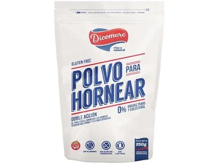 POLVO DE HORNEAR SIN ALUMINIO X 250 GR - DICOMERE