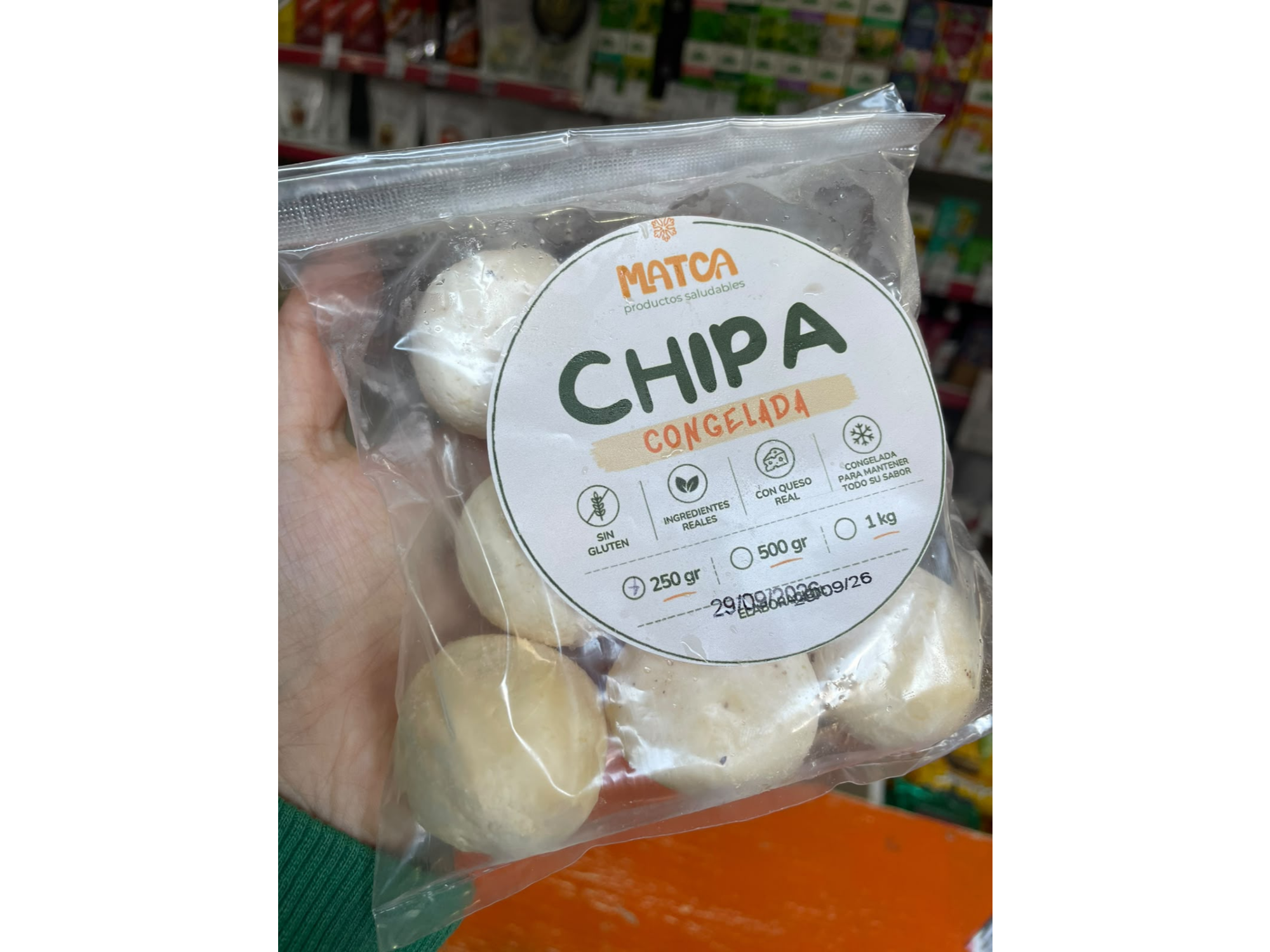 CHIPA CONGELADO 250 GR KETO - MATCA