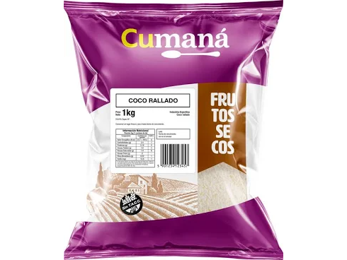COCO RALLADO 1KG - CUMANA