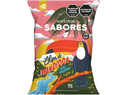 CHIP DE MANDIOCA Y SAL MARINA - NUESTRO SABORES