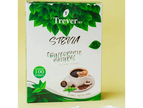 STEVIA 100 SOBRES - TREVER