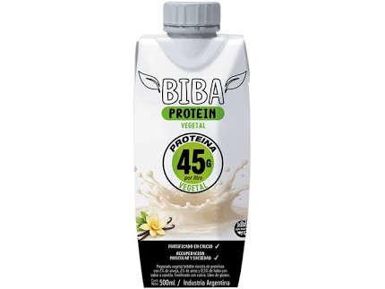 LECHE VEGETAL PROTEICA VAINILLA 500ML -BIBA