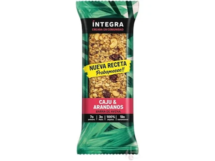BARRA DE AVENA - CAJU Y ARANDANO - INTEGRA