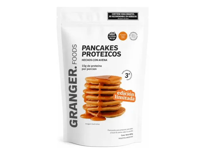 PANCAKE PROTEICO 300GR DULCE DE LECHE - GRANGER