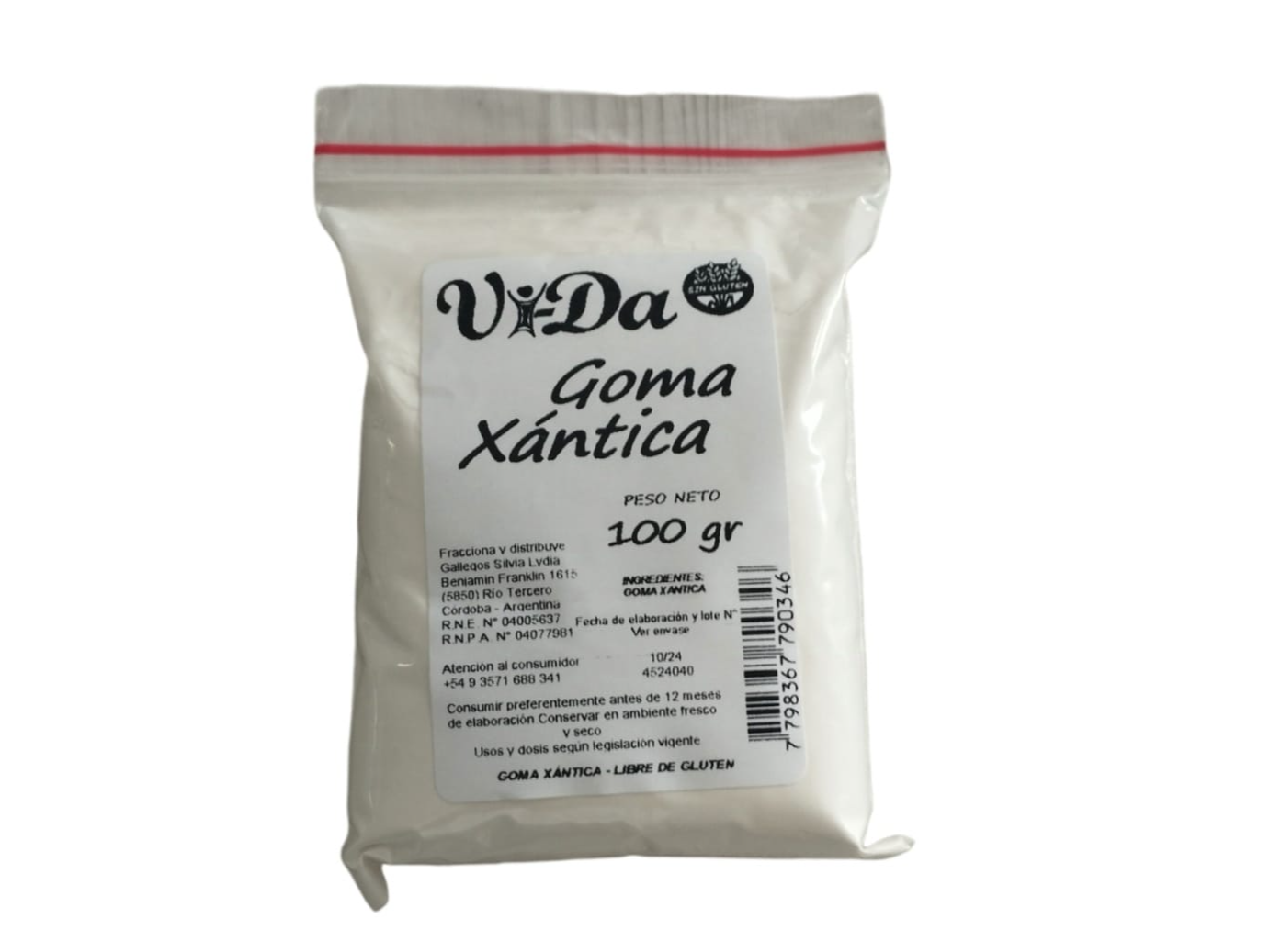 GOMA XANTICA VIDA