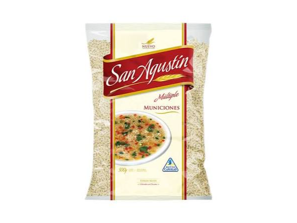 FIDEO - MUNICIONES 500 GR - SAN AGUSTIN