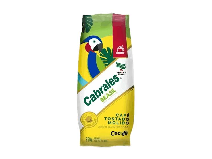 CAFE MOLIDO BRASIL 250GR - CABRALES