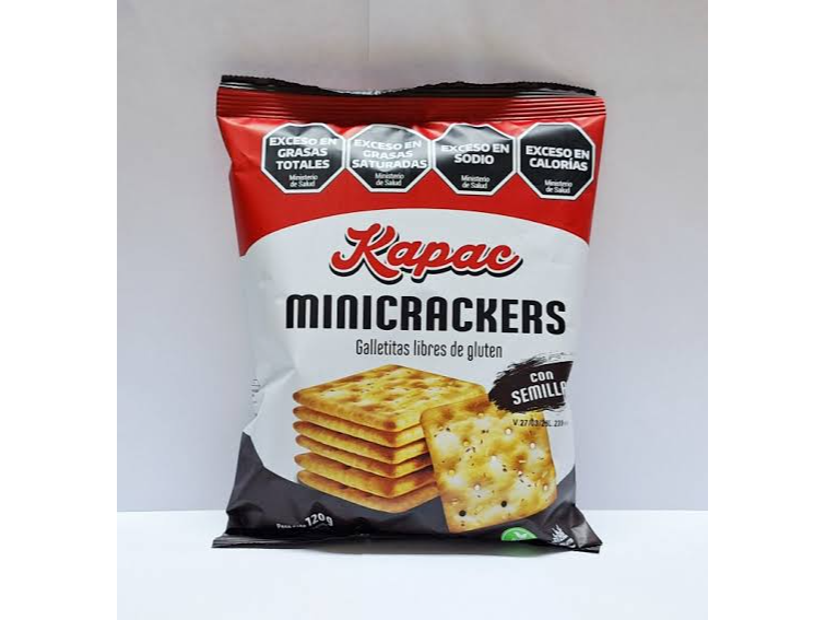 MINI CRACKERS CON SEMILLA - KAPAC