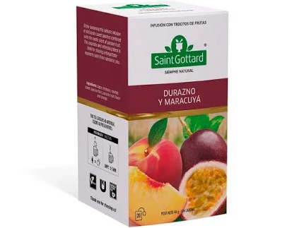 TE - DURAZNO Y MARACUYA - SAINT GOTTARD