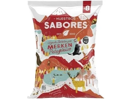 CHIPS DE BATATA CON MERKEN PATAGONICO - NUESTRO SABORES