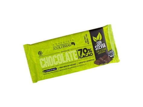 CHOCOLATE - C/STEVIA 70% - COLONIAL