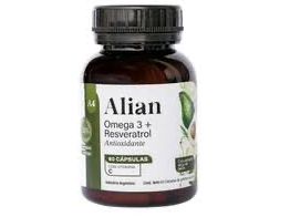 OMEGA 3 + RESVERATROL (60 CAPSULAS) - ALIAN