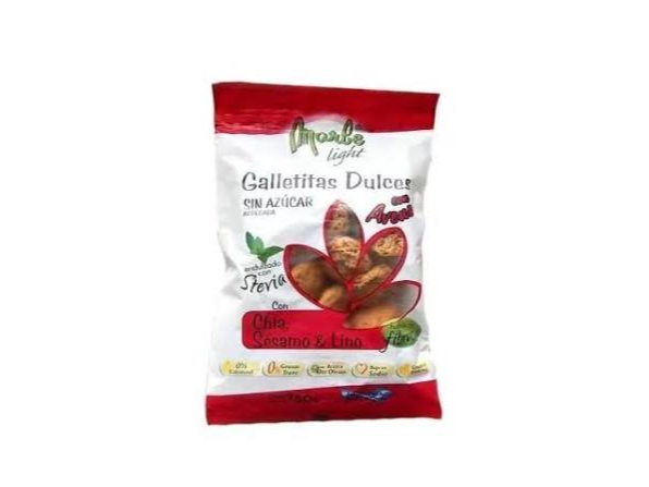 GALLETA - CHIA, LINOO Y SESAMO S/AZUCAR - MARBE