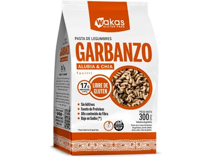 FIDEO - FUSILLI GARBANZO Y ALUBIA - WAKAS