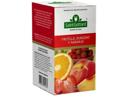 TE - FRUTILLA, DURAZNO Y NARANJA - SAINT GOTTARD
