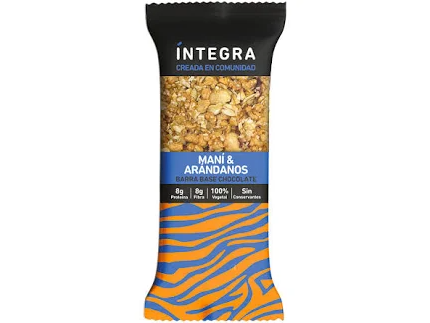 BARRA - MANI Y ARANDANOS -INTEGRA