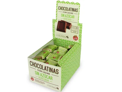 CHOCOLATINASIN AZUCAR- COLONIAL