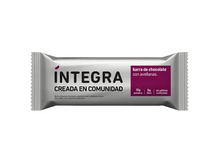 BARRA CHOCOLATE - AVELLANAS -INTEGRA