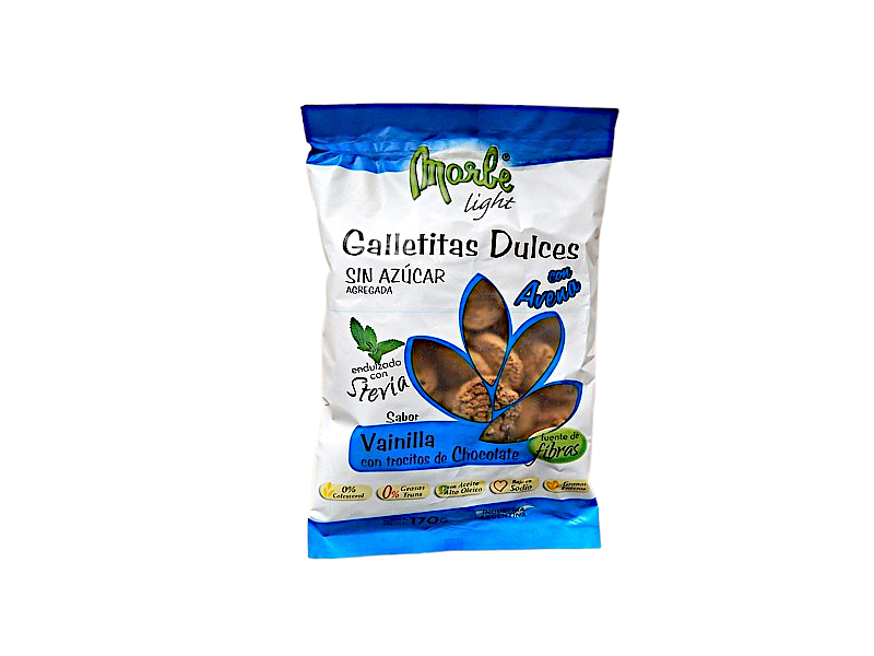 GALLETA - VANILLA C/CHIP CHOCOLATE S/AZUCAR - MARBE